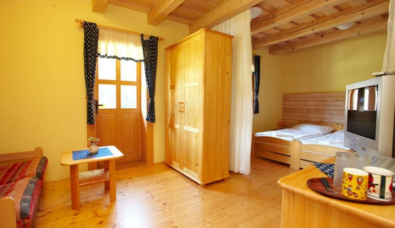 Valašská chalupa na Podťatém Velké Karlovice - Čtyřlůžkový apartmán, Dvoulůžkový apartmán